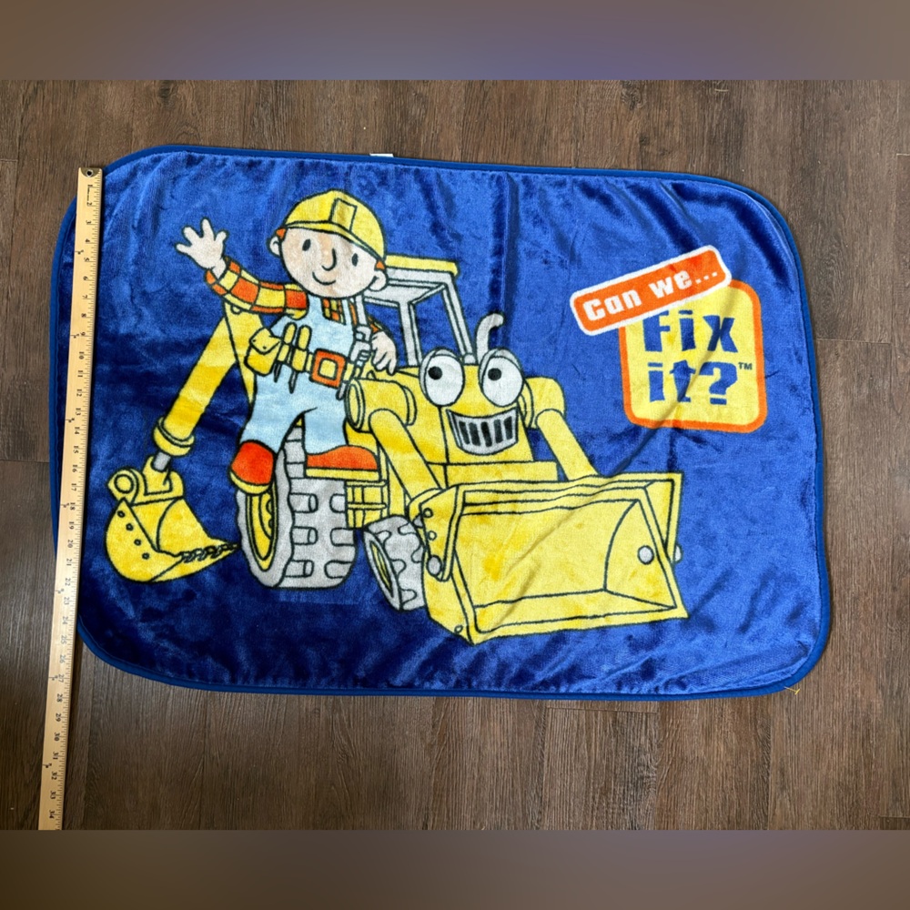 Original Bob The Builder “lovie” blanket soft blanket. Excellent condition.